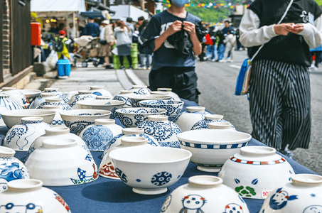 【博多駅・基山発】《GW出発》今年も開催!移動もラクラク♪2大陶器市まつり『有田陶器市』と『波佐見陶器まつり』よくばり満喫!1